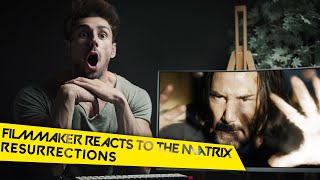 FILMMAKER REACTS TO THE MATRIX RESURRECTIONS TRAILER [upl. by Enwad]