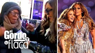 ¿Quién brilló más Shakira o JLo Los fanáticos latinos de Nueva York responden  GYF [upl. by Wareing973]