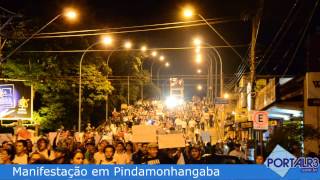 Manifestação em Pindamonhangaba [upl. by Holtz102]