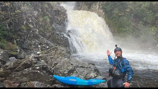 Rhaeadr Mawddach  Coed y Brenin waterfall kayaking [upl. by Weatherley]