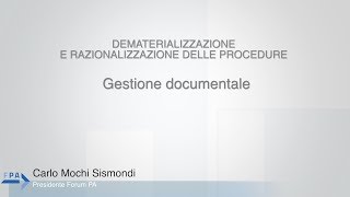 Mochi Sismondi  14  Gestione documentale [upl. by Omland]