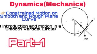 Part1 Constrained Motion On Smooth and Rough Plane Curve  Vertical Circle and Rough Plane [upl. by Fronnia]