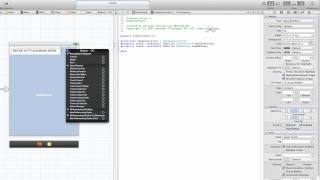 XCode 43 tutorial  UIWebView in Storyboard [upl. by Borroff]