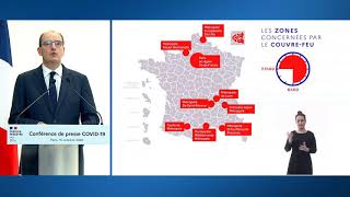 Conférence de presse sur les mesures de lutte contre la COVID19 du 15 octobre 2020  Gouvernement [upl. by Peirce]