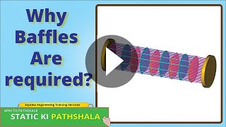 Why Baffles Are required  Understand the purpose of Baffles in Shell amp Tube Heat Exchanger  TEMA [upl. by Corby]