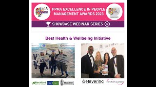 PPMA Awards 2023 showcase webinars Best Health amp Wellbeing Initiat [upl. by Hserus]