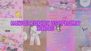 Kawaii Roblox Username Ideas TikTok Compilation [upl. by Ymmik]