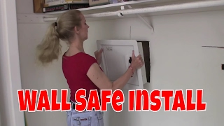 How to install a Wall Safe [upl. by Stinson]