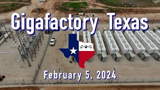 quotMegapacks Onlinequot Tesla Gigafactory Texas 252024 948AM [upl. by Vi]