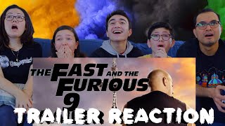 FAST amp FURIOUS 9  OFFICIAL TRAILER REACTION  F9  MAJELIV [upl. by Alyakem120]