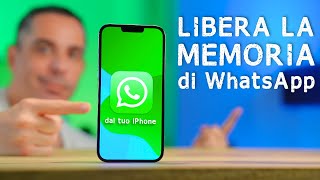 LIBERA LA MEMORIA di WhatsApp dal tuo iPhone [upl. by Cherye293]