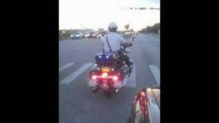 Sunrise Motorcycle Cop Screws Driving Public [upl. by Friend]