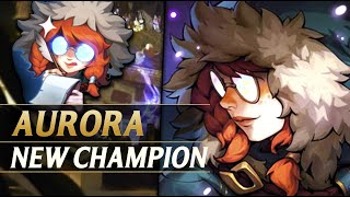 AURORA NEW CHAMPION LEAKED  League of Legends [upl. by Amliv595]