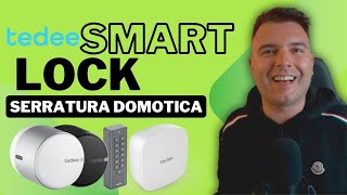 TEDEE GO SMART LOCK  LA SERRATURA DOMOTICA PER LA PORTA BLINDATA tedee smartlock domotica [upl. by Antonietta]