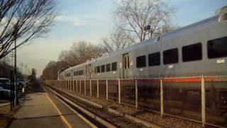 NJT Train Stops in Radburn [upl. by Ellinad]