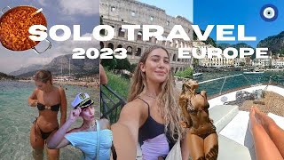 SOLO EUROPE TRIP 2023  Italy Sail Croatia Monaco [upl. by Acinelav62]