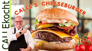 🍔 Cheeseburger selber machen Lecker Fastfood für Zuhause 🍔 [upl. by Grantley]