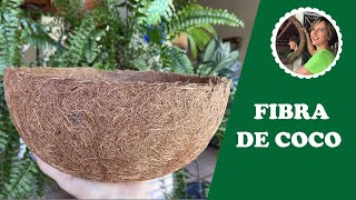 DIY  VASO ECOLÓGICO COM FIBRA DE COCO  FAÇA E VENDA [upl. by Laurel163]