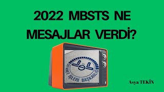 2022 Mbsts Bize Hangi Mesajları Verdi DkabDhbtMbsts [upl. by Sapphera]