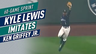 Kyle Lewis Imitates Ken Griffey Jr [upl. by Guildroy]