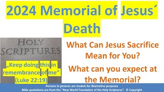 Memorial Jehovahs Witnesses 2024 Memorial 2024 of Jesus Christs death Jehovahs Witnesses [upl. by Eiddal817]