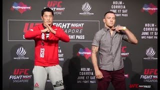 Fight Night Singapore Media Day Faceoffs [upl. by Goerke]