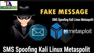 SMS spoofing using kali linux metaspolit  kalilinux [upl. by Oaht]