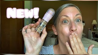 Maybelline Instant Age Rewind Perfector 4in1 Glow Makeup review first impression over 40 makeup [upl. by Aitital159]