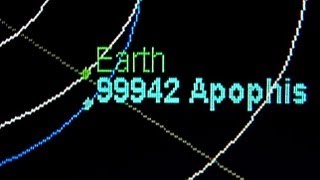 99942 Apophis Asteroid Earth 2029 Pass by and 2036 Impact Simulation [upl. by Sgninnej410]