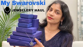 MY SWAROVSKI JEWELLERY COLLECTION  TIPS FOR BUYING  USATeluguVLogs  TeluguVLogs [upl. by Eenram]