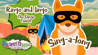 RINGO AND JINGO The Dingo Twins Music Video  With Lyrics 【Spotty Kites】 [upl. by Bullis]