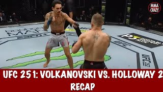 Was Max Holloway Better than Volkanovski in the rematch  Volkanovski vs Holloway 2 mma UFC [upl. by Alegnasor979]