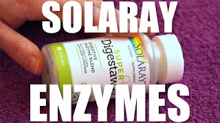 Review of Solaray Super Digestaway Digestive Enzyme Blend  90 VegCaps [upl. by Sudoeht]