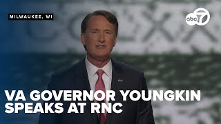 Virginia Gov Youngkin set to give speech at Republican National Convention [upl. by Eelaras]