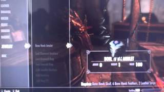 skyrim dawnguard nuevas armas hueso de dragon dragonbone ballesta crosbow perkas de hombre lobo [upl. by Eilema359]