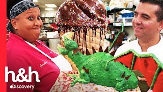 Los pasteles más grandes de la temporada  Cake Boss  Discovery HampH [upl. by Reo]