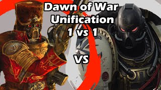 Dawn of War Unification 1 vs 1 Vostroyan Firstborn Hiro vs Black Templars MHenoOxyu [upl. by Anattar]