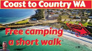 Coast to Country free camping over Easter in Hopetoun Pet friendly water views Western Australia [upl. by Marylee]