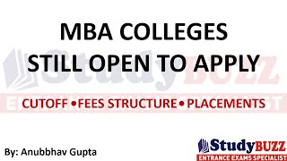 Looking to join MBA college this year Here are the colleges you can still apply [upl. by Anecusa]