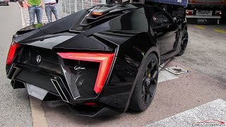 34m Lykan HyperSport  Start Up amp Driving Sounds in Monaco [upl. by Estele370]