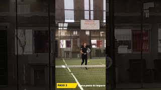 📌 Bajada de Pared de Derecha en el padel tutorialpadel shorts [upl. by Gnuhp117]