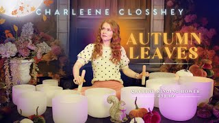 AUTUMN LEAVES 🍂 Crystal Singing Bowls 432 Hertz  Nature Sounds to Relax amp Sleep [upl. by Leclair]