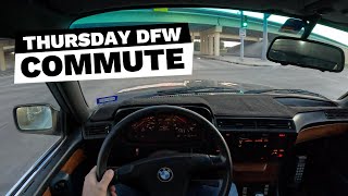 1984 BMW 733i e23 POV Drive  Timelapse [upl. by Eniamerej]