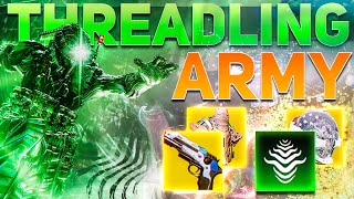 The INFINITE Threadling Army Veritys Brow Broodweaver Build  Destiny 2 Lightfall [upl. by Atela]