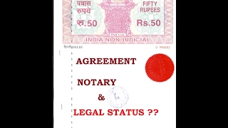 what is notary agreement  नोटरीकरार आणि त्याचा कायदेशीर दर्जा by Adv Tanmay Ketkar [upl. by Acinnod153]