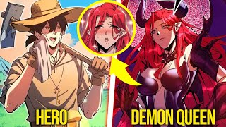 He is Just a Simple Farmer But a Demon Queen Falls in Love With Him Part 12  Manhwa Recap [upl. by Trager]