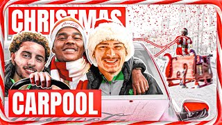 Carpool Karaoke DriveThrus amp Surprising Reds with Cody Gakpo Darwin Nunez amp Curtis Jones 🎄 [upl. by Suzann]