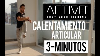 ACTIVO  Calentamiento Articular de Todo el Cuerpo  3MINUTOS [upl. by Eilraep]