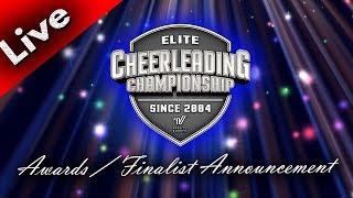 ELITE Cheerleading Championship 2018  Saturday  Warsteiner Saloon  Awards Finalist Announcement [upl. by Salinas381]