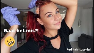 Gaat het mis Red Hair Tutorial  Danique Hogguer [upl. by Horsey]